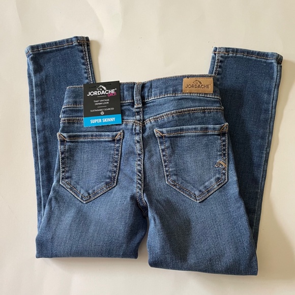 NWT Girls Jordache Super Skinny Jeans. Size 5 - Picture 4 of 8
